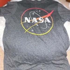 Gray T-Shirt with NASA Logo
